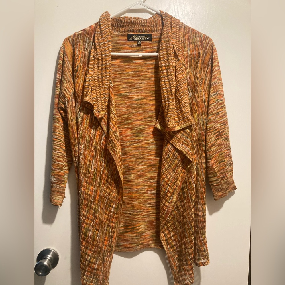 Absolutely Famous thin cardigan sweater